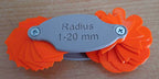 Radius gauge 1-20 mm