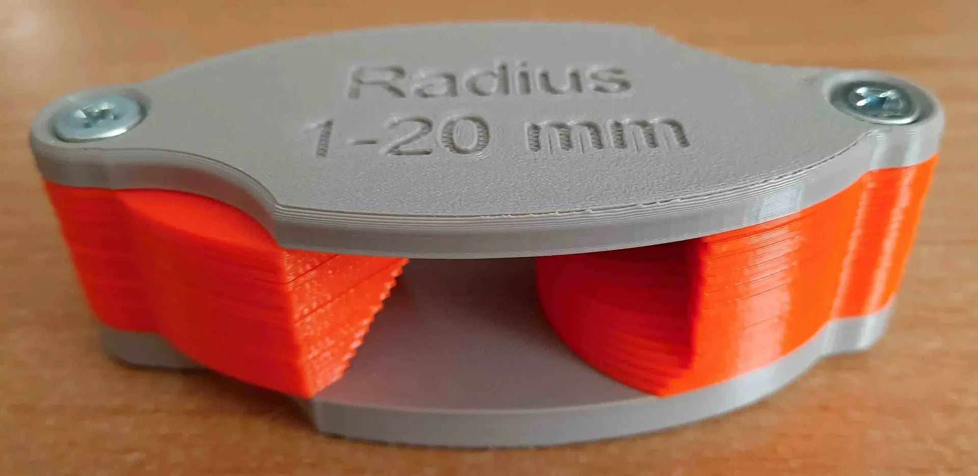 Radius gauge 1-20 mm