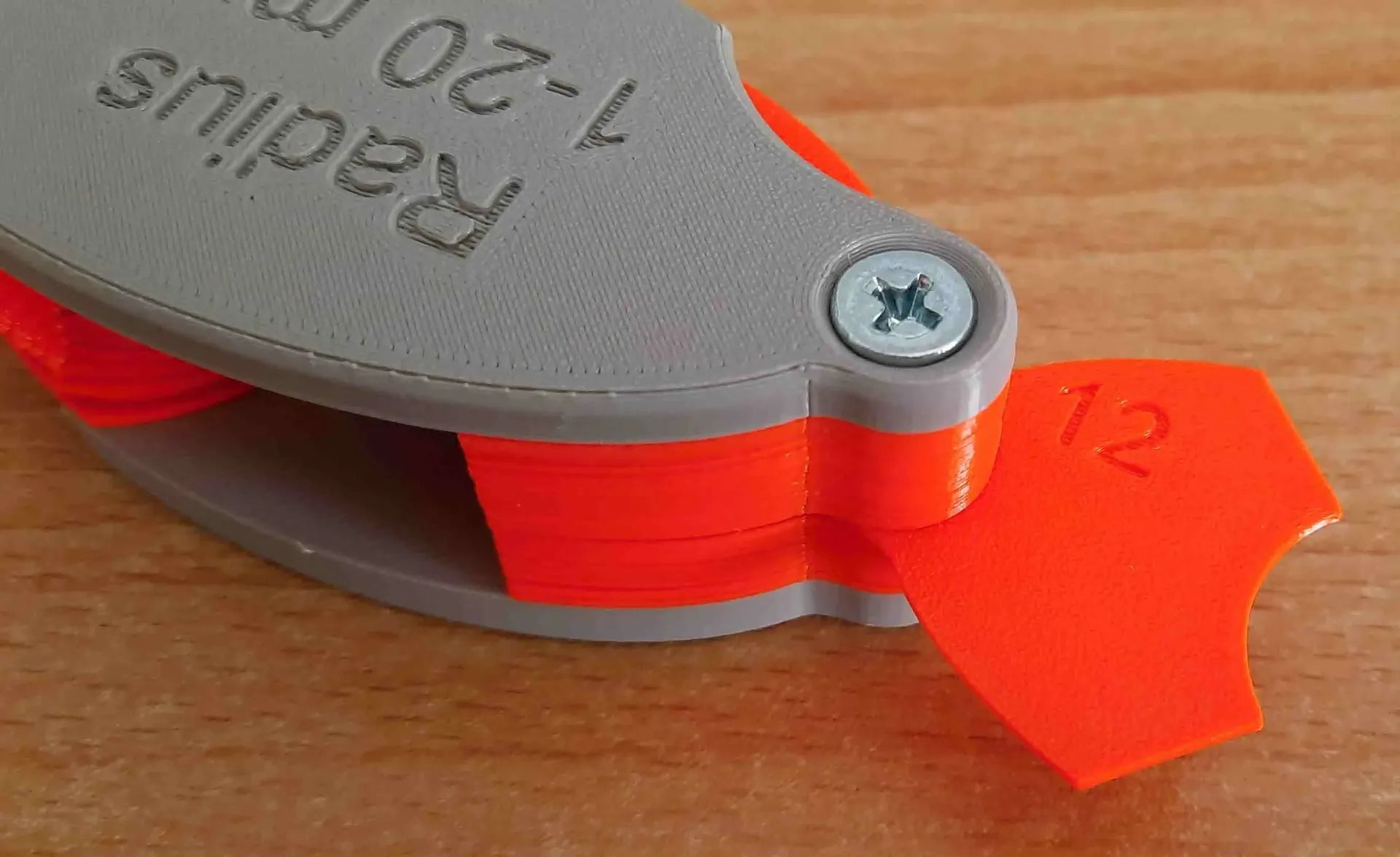 Radius gauge 1-20 mm