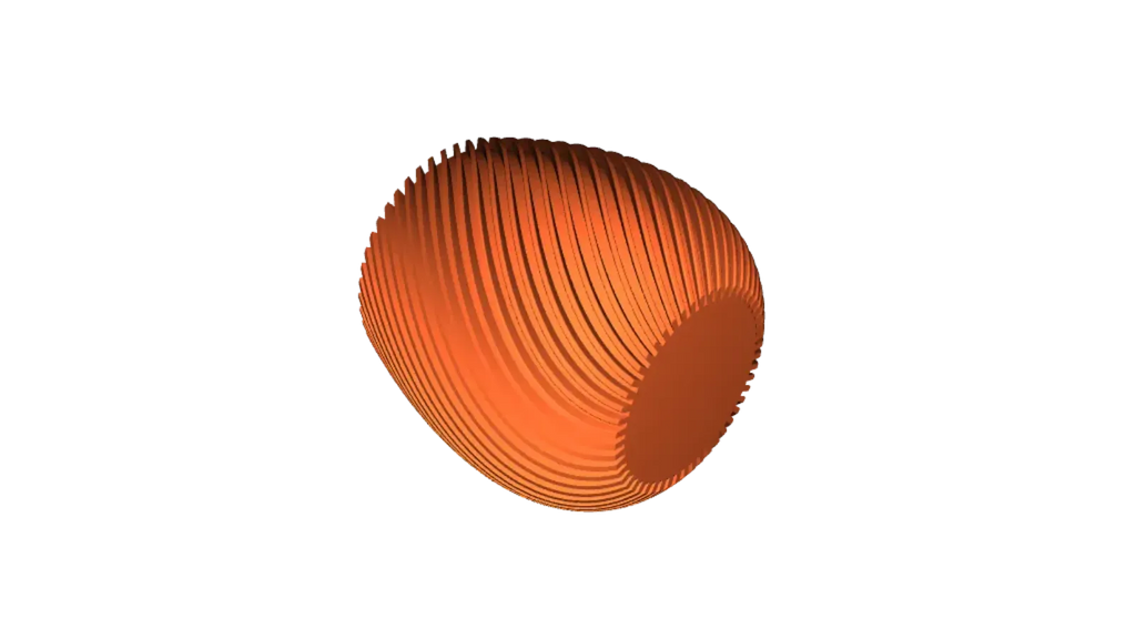 Modern spiral planter